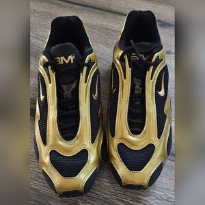 Nike Black and Gold Women's Sneakers
